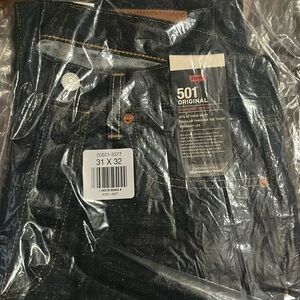 NWT Levi’s 501 Original Blue Selvedge denim